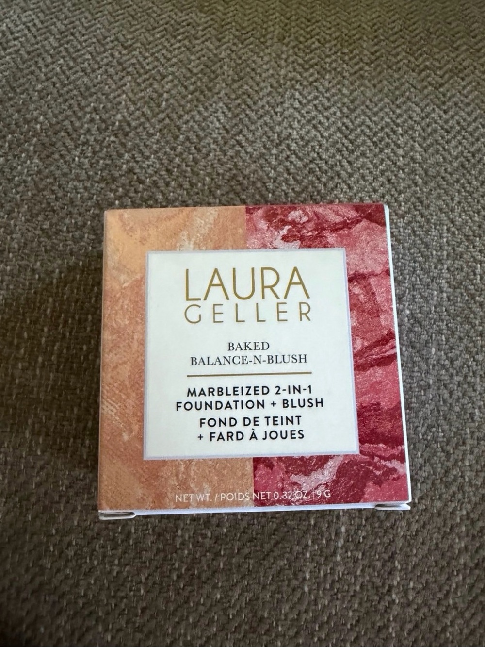 Laura Geller Baked Balance-N-Blush Marbleized Duo in Peach & Rose